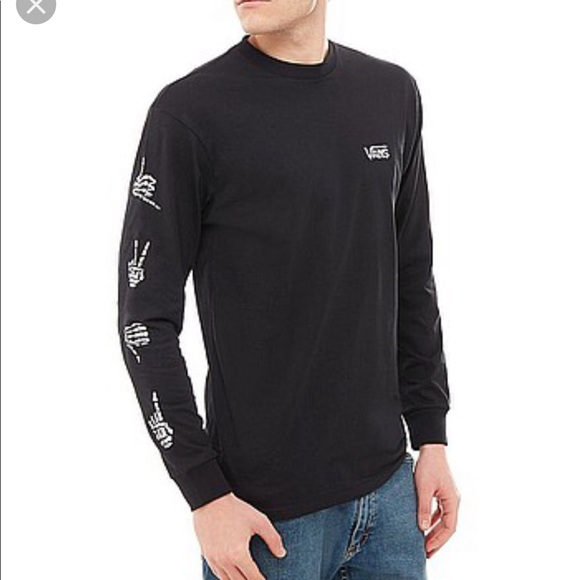 Vans Long Sleeve T-Shirt Bone Yard LS Men's AUTHEN - Picture 3 of 7